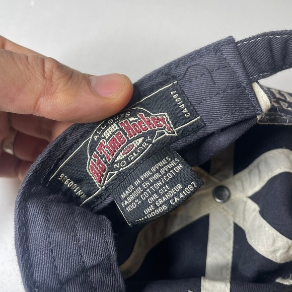 Buffalo Sabres Old Time Hockey Adjustable Baseball Cap Navy Blue NHL Fan Gear - Picture 5 of 6